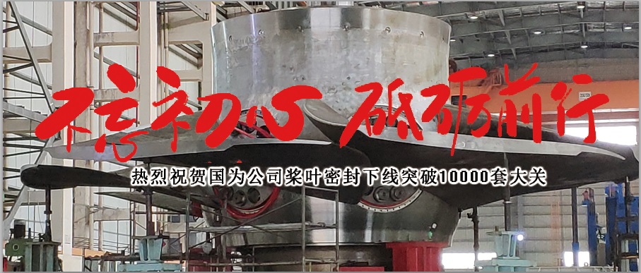不忘初心 砥礪前行!——熱烈祝賀國為公司槳葉密封下線突破10000套大關